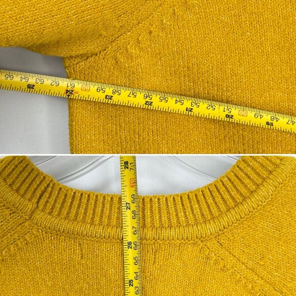 Banana Republic Men’s Knit Sweater Crew Neck Mustard Size 2XL - Picture 7 of 16